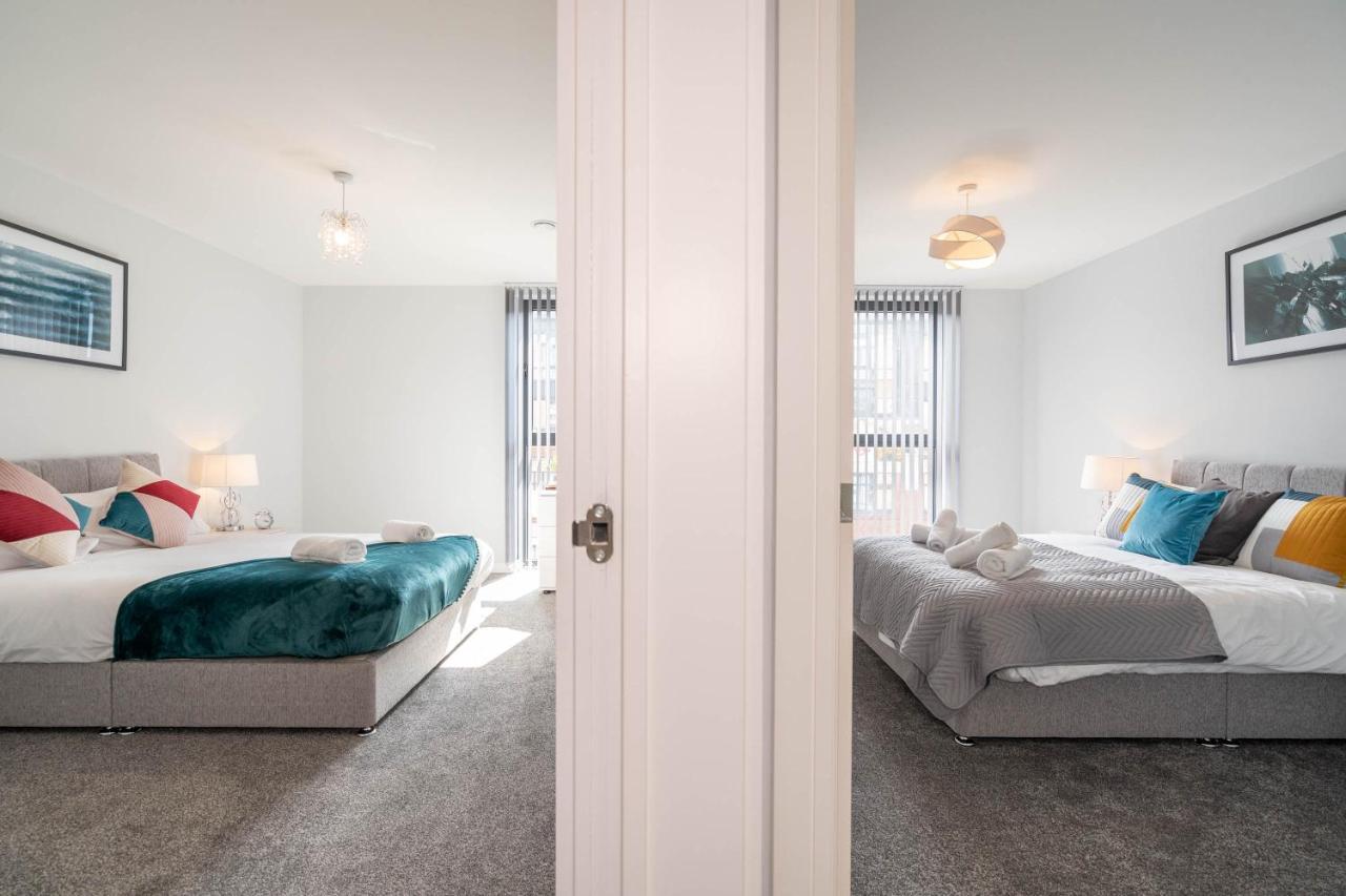 New Build - 2 Bed Snug Modern Apartment - Juliet Balcony - Roof Top Terrace - Digbeth, Birmingham City Centre - Free Netflix & Smart Tv 外观 照片